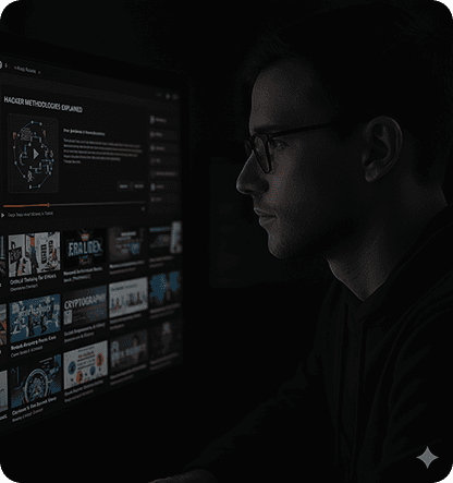 Person reading newspaper